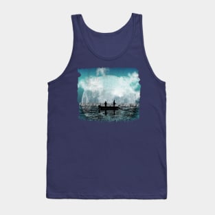 Night Fishing - Green Hue Tank Top